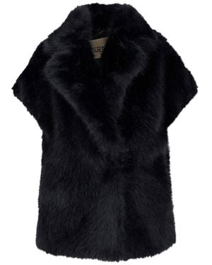 Herno Faux Fur Jacket - Black