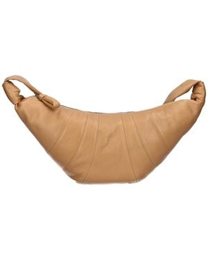Lemaire Medium Shoulder Bag "Croissant" - White