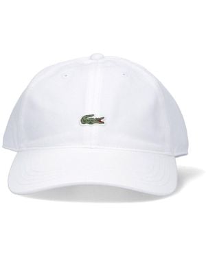 Lacoste Logo Baseball Cap - White