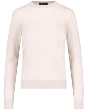 Loro Piana Maglione "Neo Piuma" - Rosa
