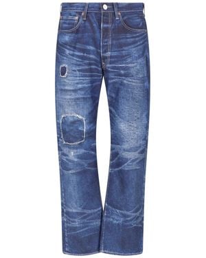 Junya Watanabe Jeans Destroyed - Blu