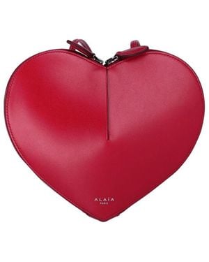 Alaïa Borsa A Spalla Le Cour Small - Rosso