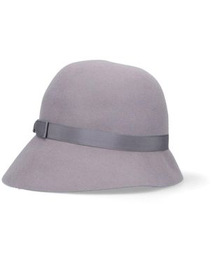 Borsalino Cappello Cloche "Nina" - Viola