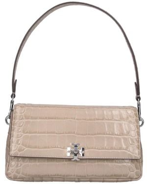 Tory Burch Lamb Leather Shoulder Bag For - White