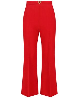 Valentino 'Vlogo Signature' Trousers - Red
