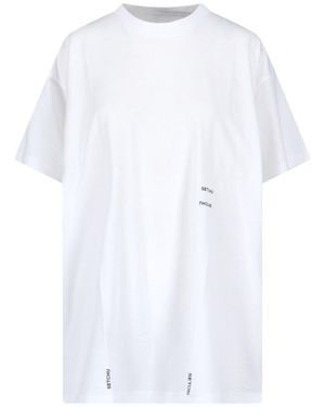 Setchu Logo T-shirt - White