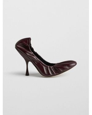 Phoebe Philo Court Shoes "Pucker" - Purple