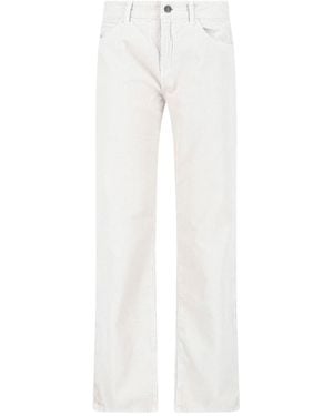 The Row Corduroy Trousers "Carlyl" - White