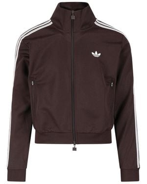 adidas Zip Hoodie "Firebird" - Brown
