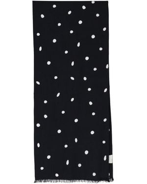 Destin Sciarpa A Pois - Nero
