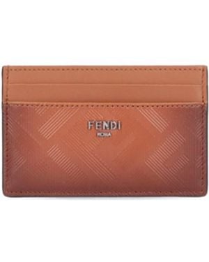 Fendi Portacarte Logo - Bianco