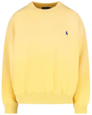 Polo Ralph Lauren Logo Sweatshirt - Yellow
