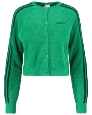 adidas 'Fluffy' Cardigan - Green