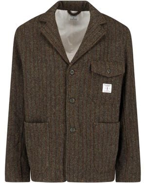 Roy Rogers Wool-Blend Blazer - Brown