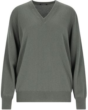Canessa V-Neck Jumper - Grey