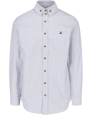 Vivienne Westwood Shirt "Two Button Krall" - Blue