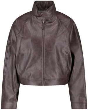 Low Classic Jacket "Stand Collar" - Brown