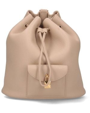 Loro Piana Zaino "Extra Drawstring" - Neutro