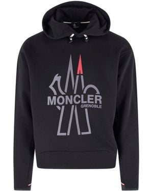 Moncler Hoodie “Polartec Power Stretch” - Blue