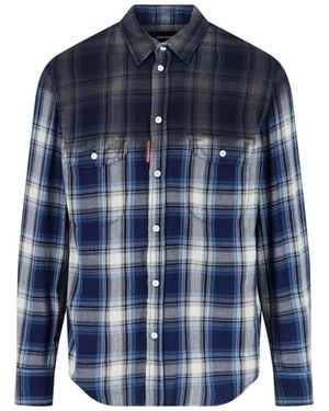 DSquared² Shirts Cotton - Blue