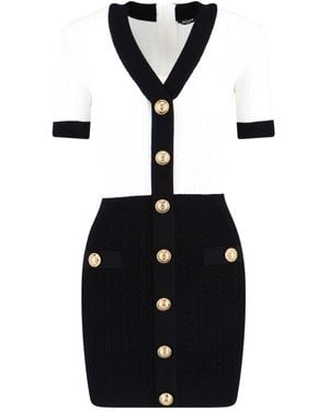 Balmain Knitted Dresses - Black