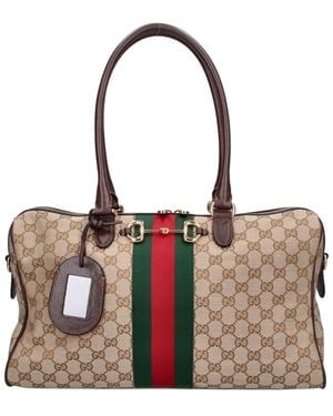 Gucci Large Duffle Bag "Borsetto" - White