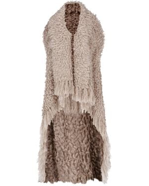 Pampa The Brand Alpaca Wool Cape - Natural