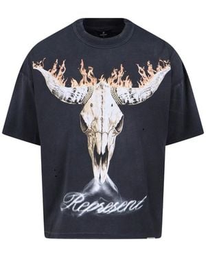 Represent T-Shirts And Polos Cotton - Blue