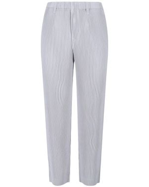 HOMME PLISSÉ Pleated Pants - Gray