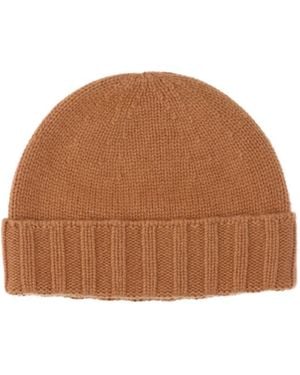 Drumohr Cashmere Beanie - Brown