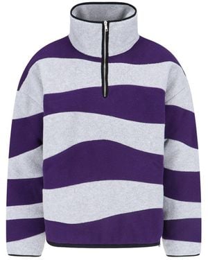 Bonsai High Neck Jumper - Purple