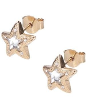 Jimmy Choo Orecchini "Jc Star" - Bianco