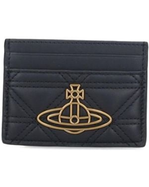 Vivienne Westwood Wallets Lamb Leather - Black