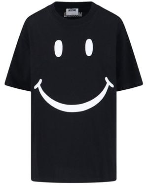 Moschino T-Shirt "Smiley®" - Nero