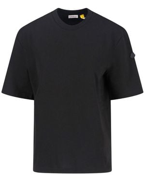 Moncler Genius X Ee72 By Edward Enninful Logo T-Shirt - Black