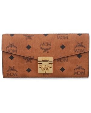 MCM Patricia Chain Wallet - White