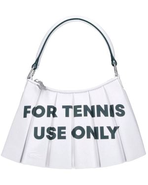 Lacoste Small Shoulder Bag "Lenglen" - White