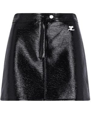 Courreges Re Edition Mini Skirt - Black