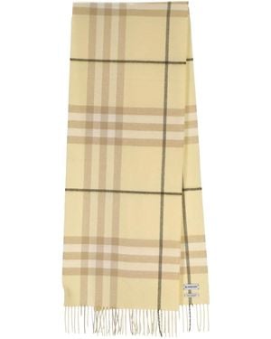 Burberry 'Check' Scarf - Metallic