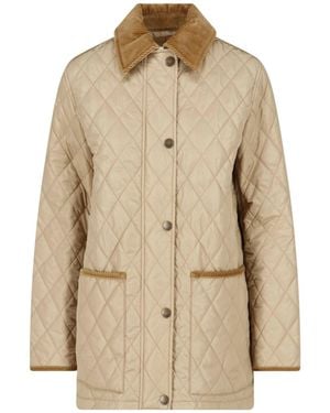 Burberry Quilted Jacket - Natural