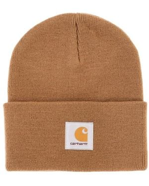 Carhartt Berretto Logo "Watch" - Marrone
