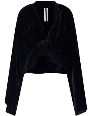 Rick Owens Top "Tower Twist" - Black