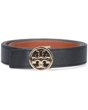 Tory Burch Cintura Reversibile "Miller" - Nero