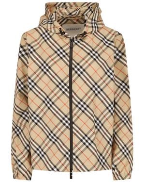 Burberry Zip Jacket "Salcombe" - Natural