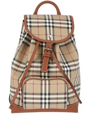 Burberry Backpack Check - Multicolour
