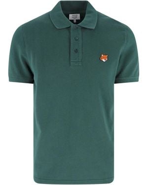 Maison Kitsuné Polo “Fox Head” - Green