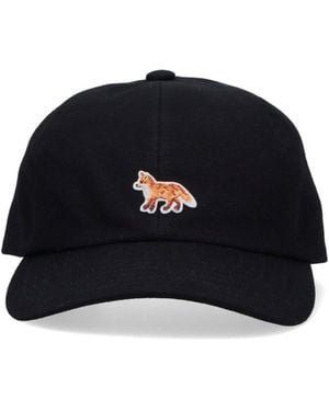 Maison Kitsuné Maison Kitsune Hats Cotton - Black
