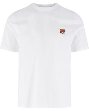 Maison Kitsuné T-Shirt “Fox Head” - White