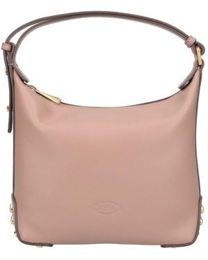 Tod's Mini Shoulder Bag “Metal Dots” - Pink