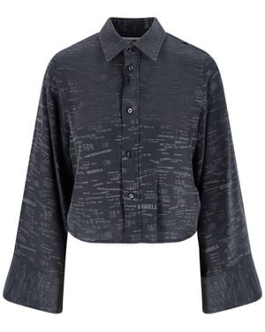 MM6 by Maison Margiela Logo Shirt - Blue